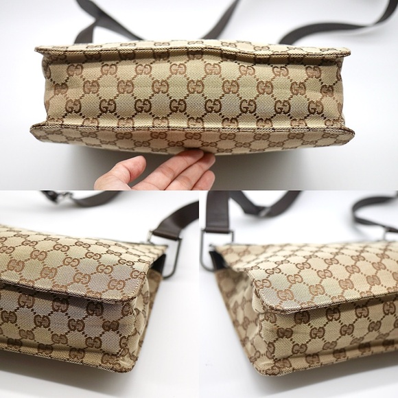 🍓GUCCI GG Canvas Crossbody Bag - Picture 9 of 11